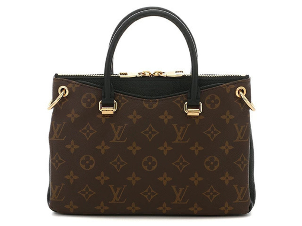LOUIS VUITTON Handbag Pallas Monogram Noir Black